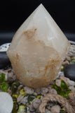 clear quartz crystal lamp