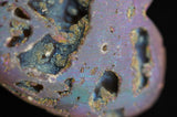 Titanium Druzy Rainbow Aura Quartz Heart