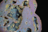Titanium Druzy Rainbow Aura Quartz Heart