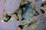 Titanium Druzy Rainbow Aura Quartz Heart