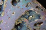 Titanium Druzy Rainbow Aura Quartz Heart