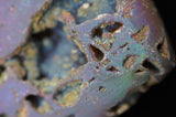Titanium Druzy Rainbow Aura Quartz Heart