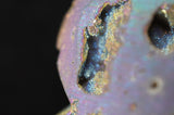 Titanium Druzy Rainbow Aura Quartz Heart
