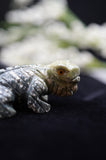 Lizard Reptile Serpentine Crystal Carving