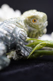 Lizard Reptile Serpentine Crystal Carving