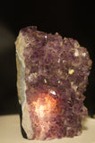 Amethyst Crystal Cluster Lamp