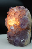 Amethyst Crystal Cluster Lamp