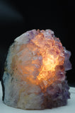 Amethyst Crystal Cluster Lamp