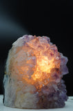 Amethyst Crystal Cluster Lamp