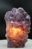Amethyst Crystal Cluster Lamp