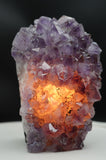 Amethyst Crystal Cluster Lamp