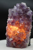 Amethyst Crystal Cluster Lamp