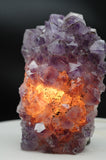 Amethyst Crystal Cluster Lamp