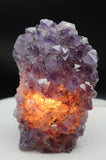 Amethyst Crystal Cluster Lamp