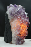 Amethyst Crystal Cluster Lamp