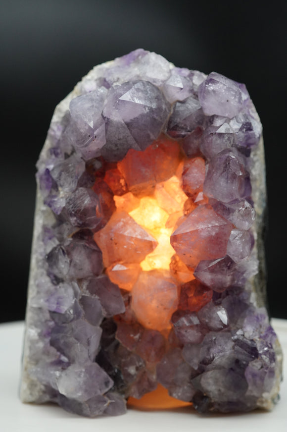 Amethyst Crystal Cluster Lamp