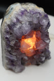 Amethyst Crystal Cluster Lamp