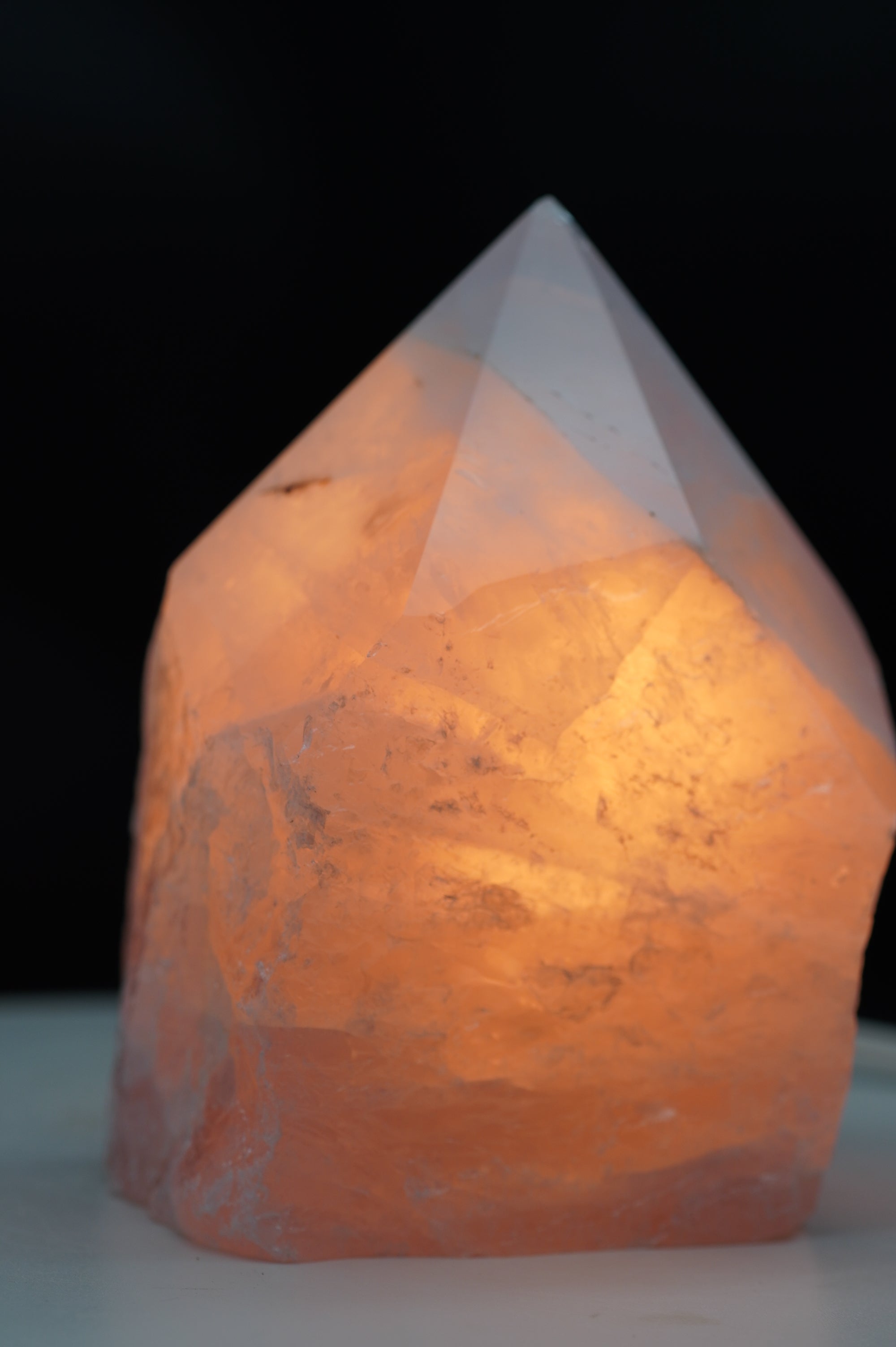 Rose Quartz Crystal Lamp You Are The Guru Gift Shop Crystals Gemstones and Minerals