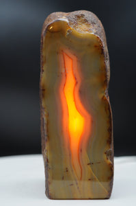 Natural Agate Crystal Lamps
