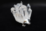 Porcupine Quartz Crystal Tigers Eye Carving