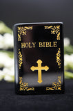 Holy Bible Black Obsidian Crystal