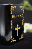Holy Bible Black Obsidian Crystal