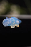 Opalite Axolotl Salamander Crystal Carving