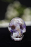 Amethyst Skull Crystal Carving