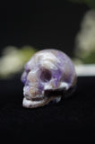 Amethyst Skull Crystal Carving