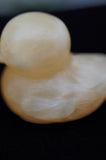 Orange Calcite Ducks Ducklings Carving