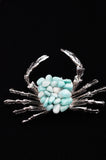 Amazonite Crab Crystal Carving