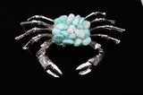 Amazonite Crab Crystal Carving