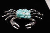 Amazonite Crab Crystal Carving