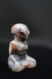 Meditating Yoga Alien Crystal Carving