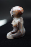 Meditating Yoga Alien Crystal Carving
