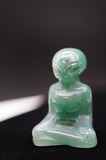 Meditating Yoga Alien Crystal Carving