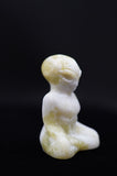 Meditating Yoga Alien Crystal Carving