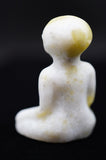 Meditating Yoga Alien Crystal Carving