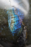 Labradorite Crystal Quartz Skull Skeleton Carving