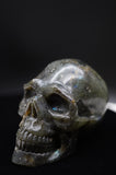 Labradorite Crystal Quartz Skull Skeleton Carving