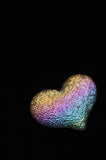 Rainbow Titanium Bismuth Heart