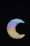 Rainbow Titanium Bismuth Crescent Moon