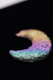 Rainbow Titanium Bismuth Crescent Moon