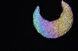Rainbow Titanium Bismuth Crescent Moon