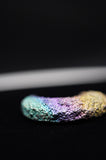 Rainbow Titanium Bismuth Crescent Moon