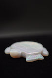 Quartz Druzy Rainbow Coated Titanium Turtle