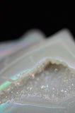 Quartz Druzy Rainbow Coated Titanium Turtle