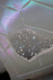 Quartz Druzy Rainbow Coated Titanium Turtle