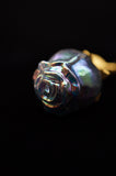 Rainbow Quartz Single Rose Flower Crystal Carving