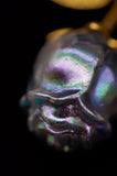 Rainbow Quartz Single Rose Flower Crystal Carving